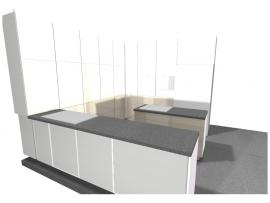 Návrhy nábytku a kuchynských liniek v 2D a 3D prostredí.