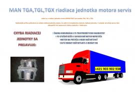 servis riadiacej jednotky na MAN TGA, TGL, TGX , Iveco , Daf