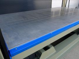 Dyhovací plošný lis ORMA 2500x1300mm vodné ohrievanie