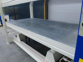 Dyhovací plošný lis ORMA 2500x1300mm na studeno