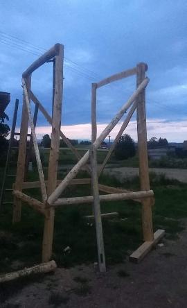 Voliera,Záhony, zajačníky,