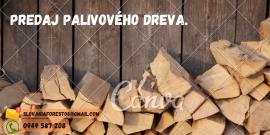 Predaj štiepaného palivového dreva.