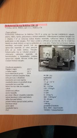 Briketovací lis BrikStar 150_19