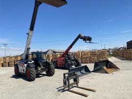 Ponúkam teleskopicke nakladače. Bobcat a Massey Ferguson