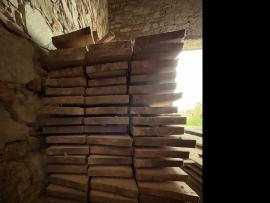 Fošny stavební délka 4 m, síla 40 mm, šířka 250 mm, 61ks smrkové