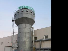 150 m3 silo s filtrační jednotku