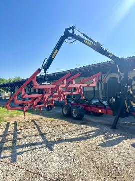 Agro vyvážačka SF12 aj na slamu (ŠPZ)