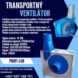 Transportný ventilátor 