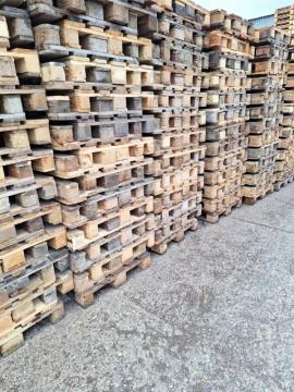 Europalety použité mix a použité svetle paletove ohrádky 1200x800 mm