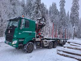 Preprava dreva – voľná technika (TATRA PHOENIX e6)
