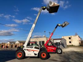 Predám Teleskopicke nakladače Bobcat  a Massey Ferguson