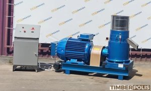Peletovaci lis dřevních pilin/krmiva/zemědělského odpadu (37 kW)+ měkký start