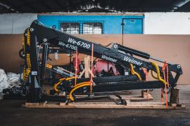 Hydraulic arm - Woodworking machinery