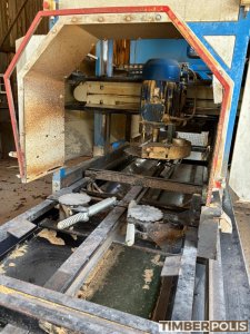 Twin-blade circular sawmill - Woodworking machinery