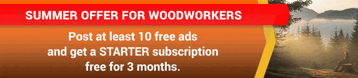 Summer offer for woodworkers in the USA and Canada!