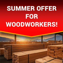 Summer offer for woodworkers in the USA and Canada!
