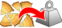 Firewood weight calculator from volume